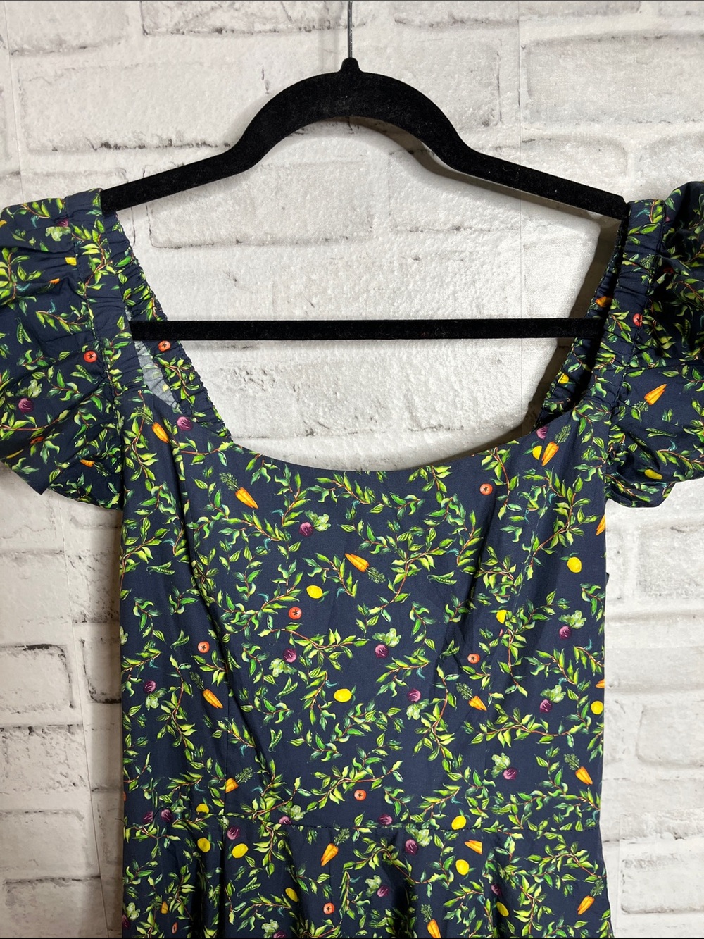 Hill House Ellie nap dress midnight garden poplin - Picture 4 of 9